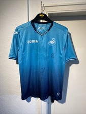 Swansea City Football Away Shirt 2016/17 Size 14 Women’s Signed