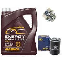 MotoröL Filter Set 5W30 5 Liter + ÖLablassschraube FüR KIA Mitsubishi Pajero II
