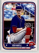 Josh Hartle 2024 Onyx Vintage OVJOHA Wake Forest Guardians