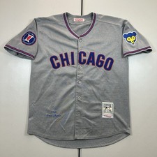 Ernie Banks Chicago Cubs 1968 Mitchell and Ness Cooperstown Collection Jersey 48