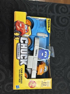 Rare Collectible New in Box Tonka ''Chuck and Friends'' Blue Car Carrier