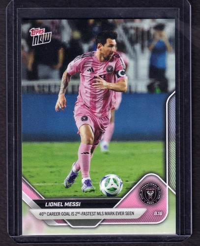 Lionel Messi - 2025 MLS Topps NOW® - Card 76 - PR: 2099