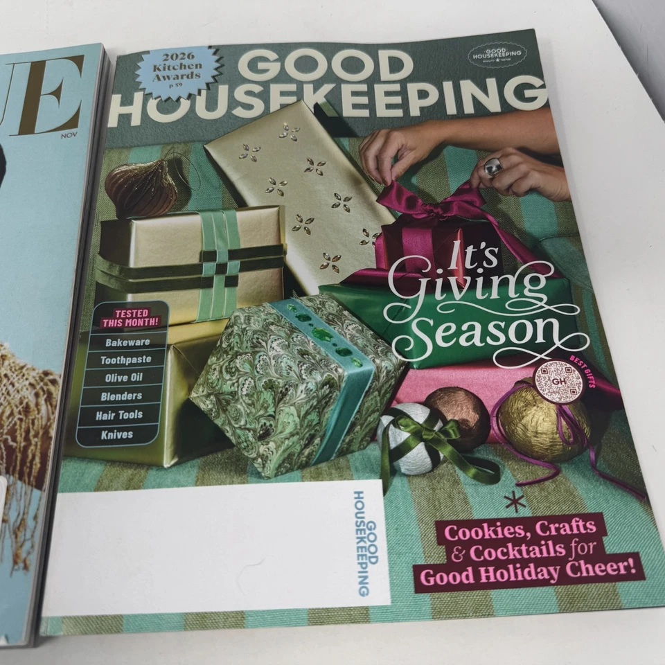 Vogue Real Simple Good Housekeeping Christmas Magazine Lot November Holiday Foto 3 de 4