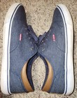 Levis Shoes Mens Size 12 Blue Denim Comfort Lace Up Low Top Casual Sneakers — photo 6