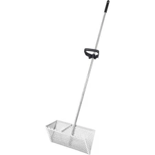 Detachable Sand Flea Rake with Shark Tooth Sifter & Auxiliary Handle Beach Use