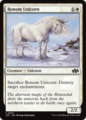 Ronom Unicorn [J25 - 247] Magic Foundations Jumpstart NM Common EN