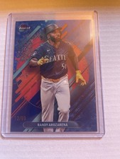 2025 Topps Finest - Rare Randy Arozarena #238 Blue Refractor /99