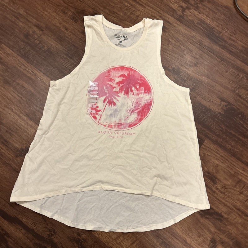 Salt Life RACERBACK Hi Lo Tank Top Women Sz L NWOT