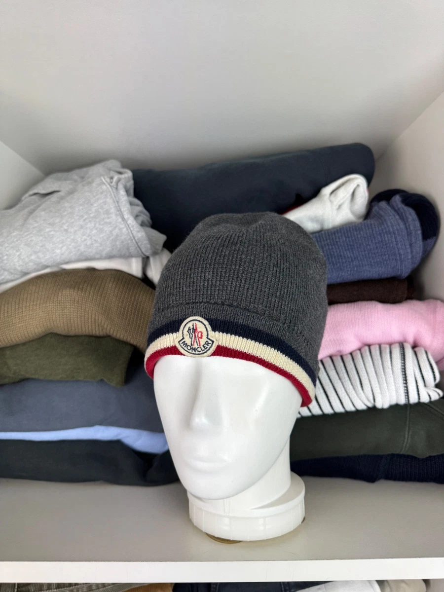 Moncler Gray Hats for Men for sale | eBay