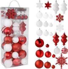 RN'D Christmas Snowflake Ball Ornaments - Christmas Hanging Snowflake and Ball O