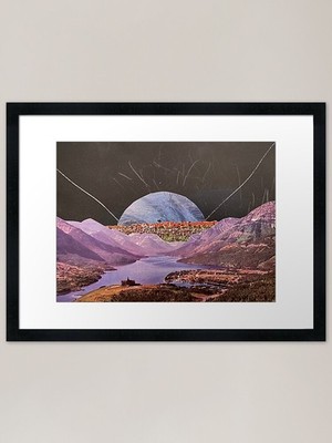 TUNE IN Gerahmter Kunstdruck Gerahmtes Wandbild Poster Leinwanddruck Bild