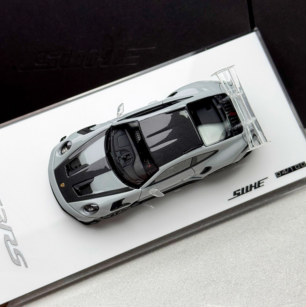 SUHE 1:64 Porsche 992GT3RS Haze Blue Resin Car Model | eBay