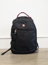 Wenger Swiss Gear Black & Red Backpack Rucksack - School Bag