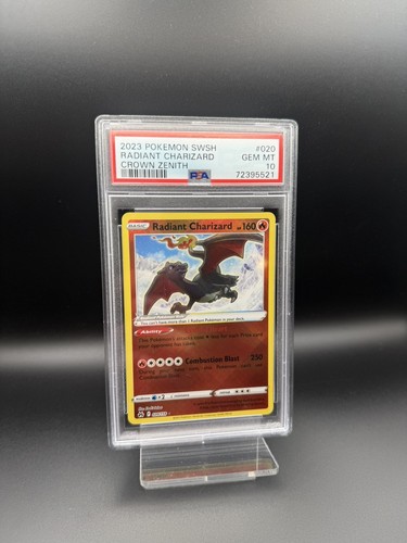 Radiant Charizard graded PSA 10 for sale on eBay