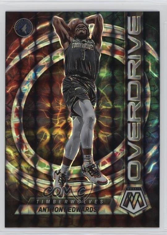 2022-23 Panini Mosaic Overdrive Anthony Edwards #18