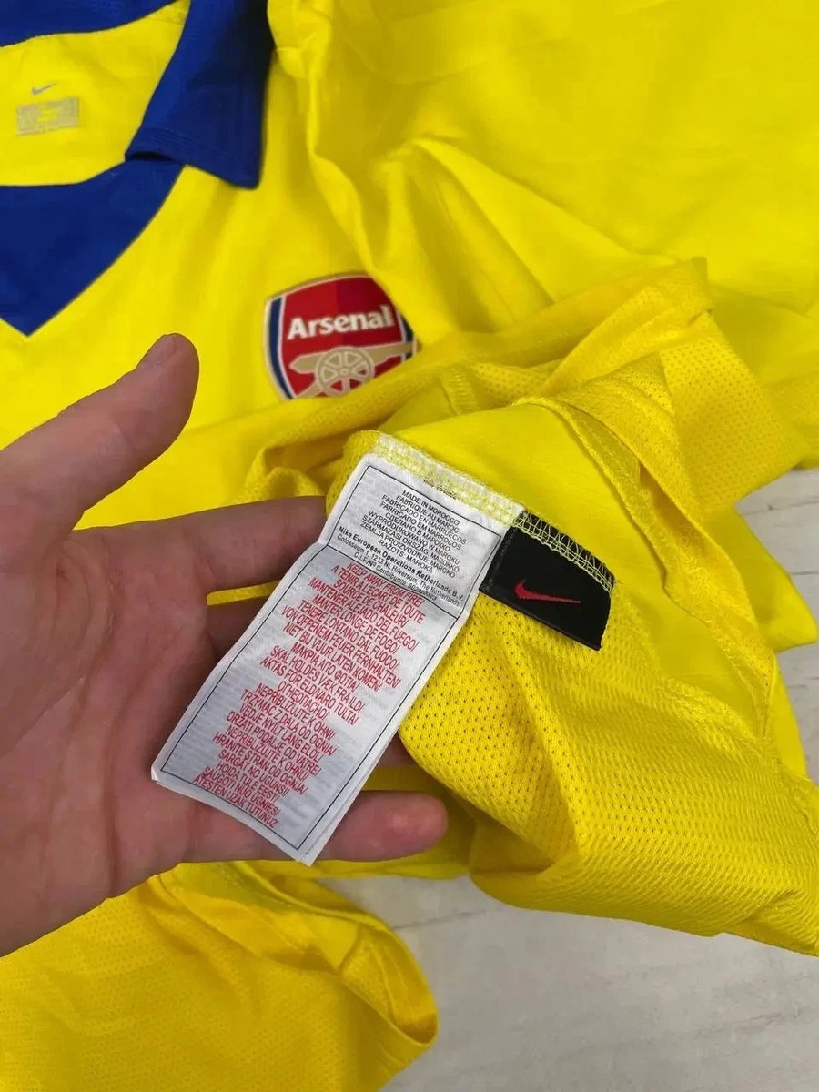 Nike Arsenal 2003 2004 Away Shirt Soccer Jersey Vintage Men Size
