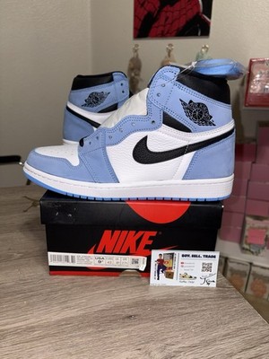 Size 9.5 - NEW Nike Air Jordan 1 High OG University Blue White UNC