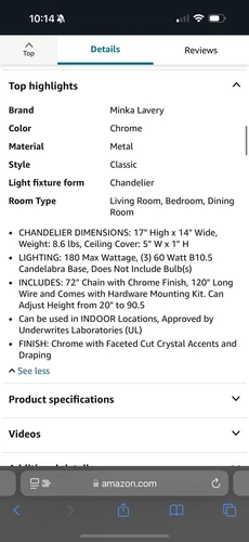 Minka Lavery 3150-77 Mini Chandelier 3 Light Chrome in Traditional Style - 17 - Picture 3 of 5