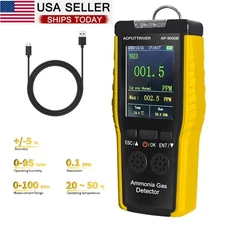 Ammonia Gas Detector NH3 Monitor Continuous Quantitative Analysis Data Logging