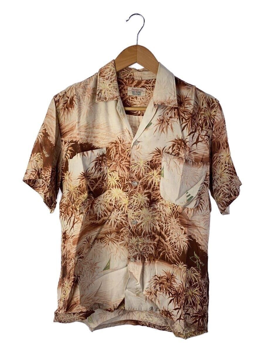 トップス 60s Penneys Aloha shirt 50-60s PENNEYS vintage rayon ALOHA shirt
