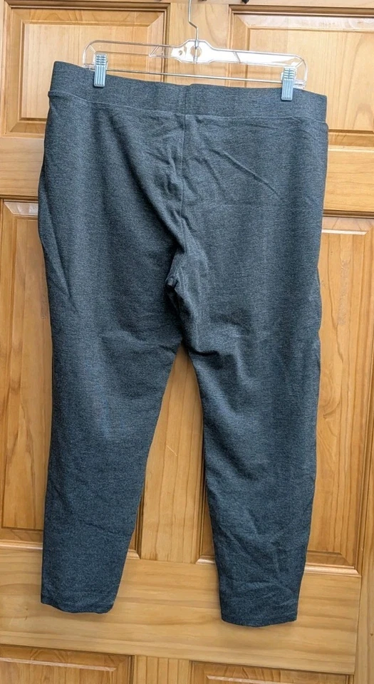 Legging Ponte Glory Desteñido Talla XL 16-18 Gris Elastizado Yoga Entrenamiento Foto 3 de 4