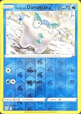 Galarian Darumaka 043/189 Common Darkness Ablaze Pokemon Reverse Holo Near Mint