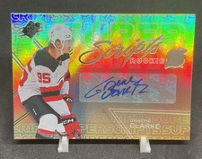 2024-25 SPx Hockey GRAEME CLARKE /99 GOLD SuperScripts Rookie Auto Washington