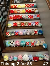 2 For $5 Sm Squishmallows