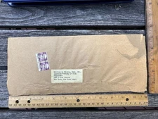 Prominent American 8c Ike Bureau Precancel Line Pair Untagged 3rd Class Use Rare