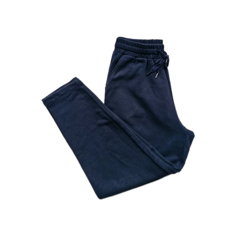 Sweaty Betty Womens Navy Cotton Elasticated Waist Track Trousers. Size Medium. - Image 4 of 4