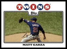 2008 Topps Matt Garza Minnesota Twins #161