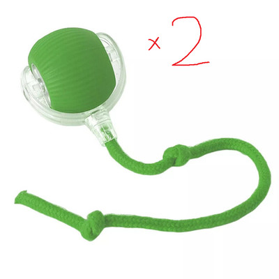 2Pcs Automatic Rolling Ball Smart Cat Dog Toy Electric Pet Self-moving Kitten