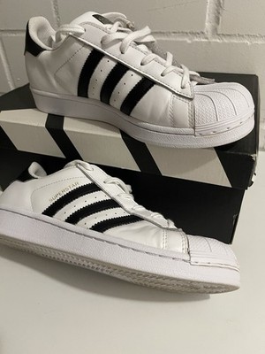 Adidas Superstar Sneaker Leder Weiß/ Blau Gr.38/5 Neu