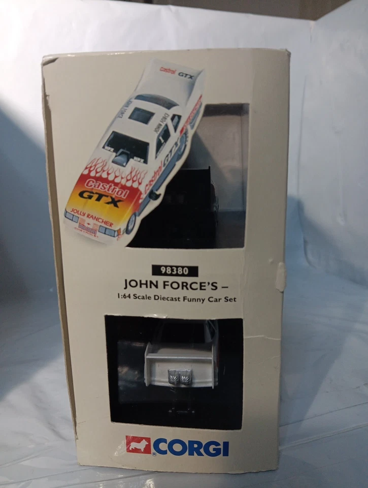 1995 Corgi John Force 2 Car World Champion Funny Car Set Castrol GTX  - Image 4 of 4