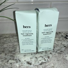 Lot 2-1 Month Hers Hair Regrowth Treatment Minoxidil 5 Foam 2.11 Damage Boxes