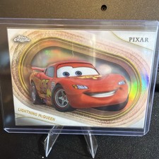 2025 topps chrome disney lightning mcqueen #50 Refractor