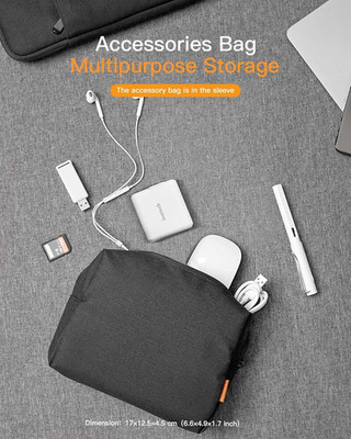 Inateck 13 Zoll Laptop Tasche Hülle Tasche Kompatibel mit 13 Zoll Macbook Air/Pr...