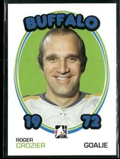 2009-10 In The Game 1972 The Year In Hockey Roger Crozier Blank Backs #48 Sabres