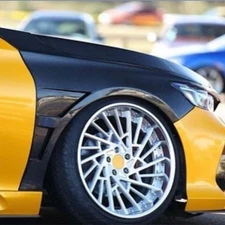 Real Carbon Fiber Front Vented Fenders Wings for Honda Accord 2018-22 Pair Gloss