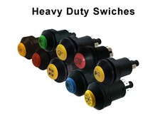 Kfz-Druckschalter / -taster "HEAVY DUTY" - Heavy Duty Schalter alle Ausf&uuml;hrungen