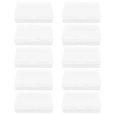 18 Pcs Transparent Playing Card Box Clear Deck Cases Storage Container