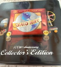 100th Anniversary Ohio Arts Classic Golden Etch A Sketch Magic Screen in Tin Box