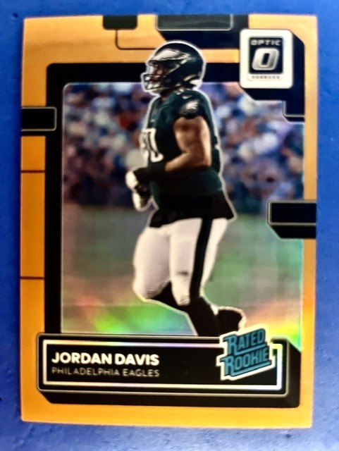 Jordan Davis Panini Donruss Optic #246 Orange