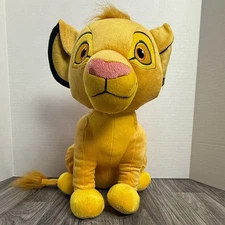 Disney Lion King Simba Plush Just Play Stuffed Animal Yellow Toy Doll Disney