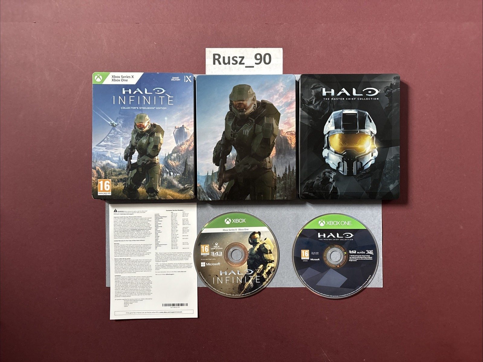 Halo Infinite & Master Chief Collection Xbox One/Xbox Series X Steelbook Bundle