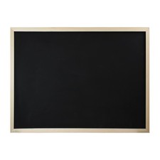 Flipside Products 18" x 24" Wood Framed Black Chalkboard, Hangable Whiteboard...