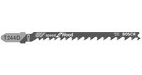 Bosch StichsäGeblatt T 244 D Speed For Wood, 100Er-Pack 2608637881