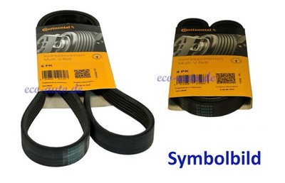 2 x CONTITECH Keilrippenriemen 6PK1173 + 4PK950 für NISSAN 350 Z