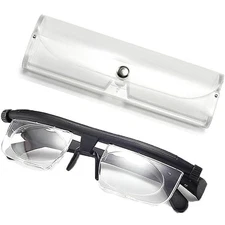 Adjustable Reading Glasses Dial Vision Flex Focal Readers Eyeglasses With Case