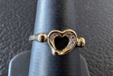 18ct Yellow Gold & Diamond Tiffany & Co Elsa Peretti Heart Ring